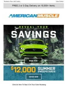 Win $4，000 + Savings Inside ??