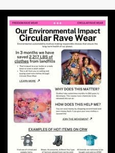 YOU + Circular Rave Wear =