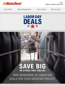 Your Labor Day offers are here!