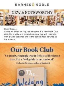 Your Weekly New & Noteworthy: Book Club Edition