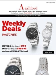 Your Weekly Watch Deal Roundup Is Here!