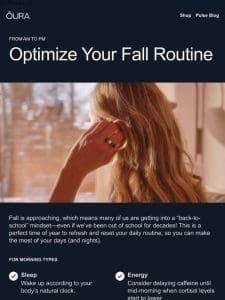 Your new fall routine