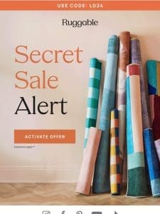 Your secret (discount) is safe with us