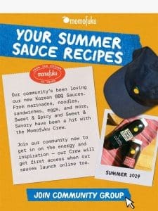 Your summer sauce recipes