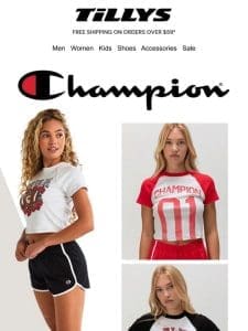 adidas & Champion | New Arrivals