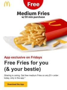 free fries friday​