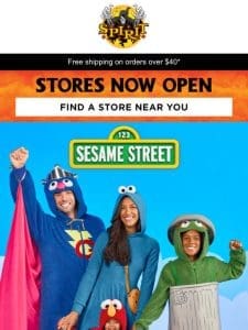 ☀️ NEW Sesame Street costumes