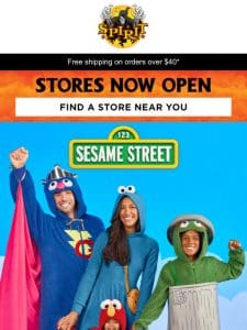 ☀️ NEW Sesame Street costumes