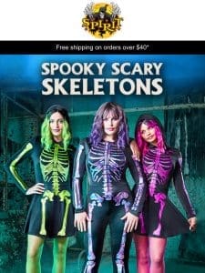 ☠️ Skeleton costumes & décor