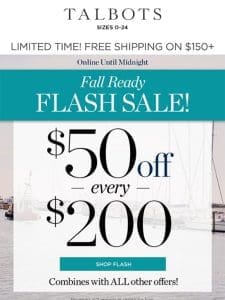 ⚡ $50 off FLASH SALE ⚡ And 25% off New Arrivals