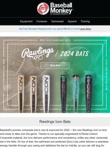 ⚾️ Unleash Power with the New Rawlings Baseball Bats!