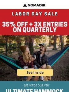 ️ Unwind with 35% OFF for Labor Day